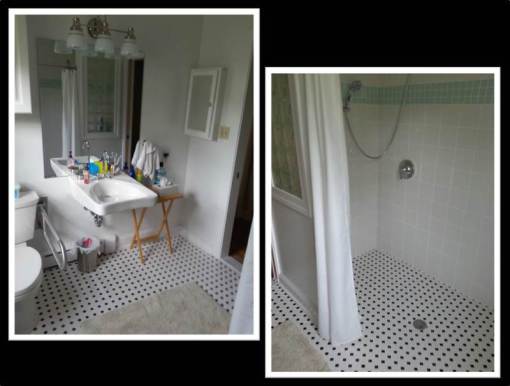 remodeled bathroom for Jake and Ryan
