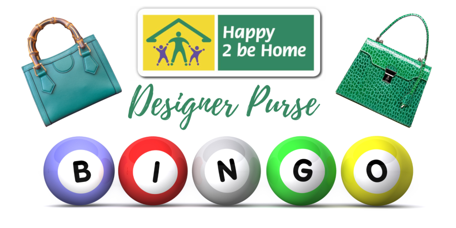 Happy 2 Be Home Designer Bag Bingo logo