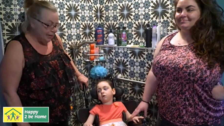 Candace with her grandmother Pam, and her Mom,Stephannie.