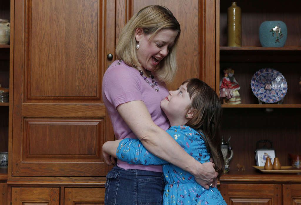 Susan and her spunky, intelligent 7-year-old daughter, Charlotte.