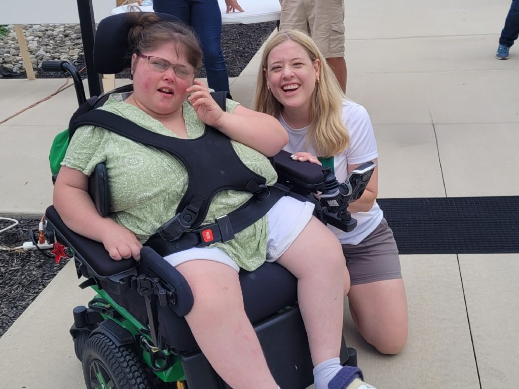 Katrina at one of our Annual Car and Bike Shows with Susan Wendel, Vice President of H2bH.